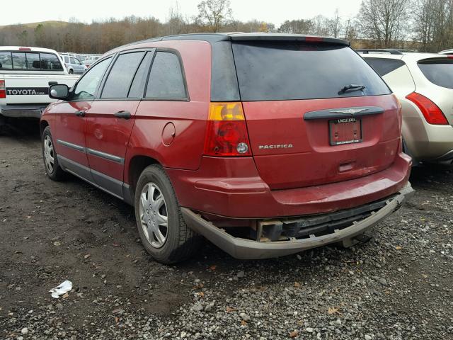 2A4GM48496R648804 - 2006 CHRYSLER PACIFICA RED photo 3