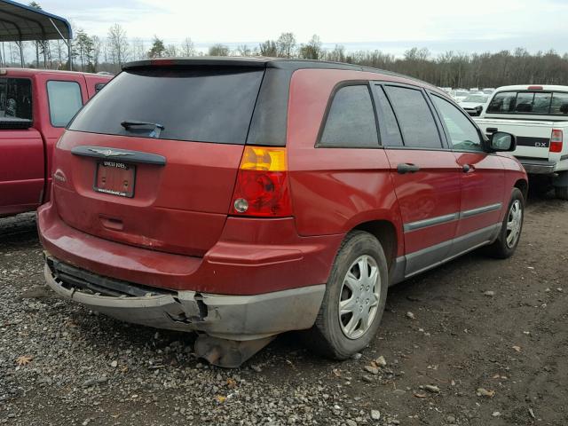 2A4GM48496R648804 - 2006 CHRYSLER PACIFICA RED photo 4