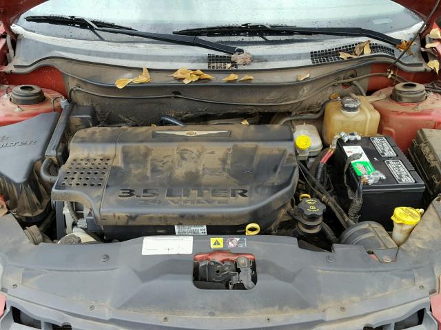 2A4GM48496R648804 - 2006 CHRYSLER PACIFICA წითელი ფოტო 7