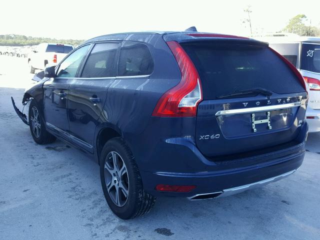 YV4902DZ2E2502206 - 2014 VOLVO XC60 T6 BLUE photo 3