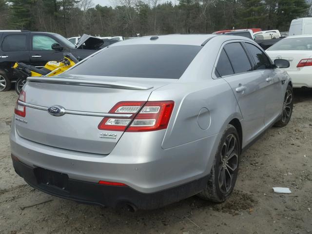 1FAHP2KT6GG107739 - 2016 FORD TAURUS SHO SILVER photo 4