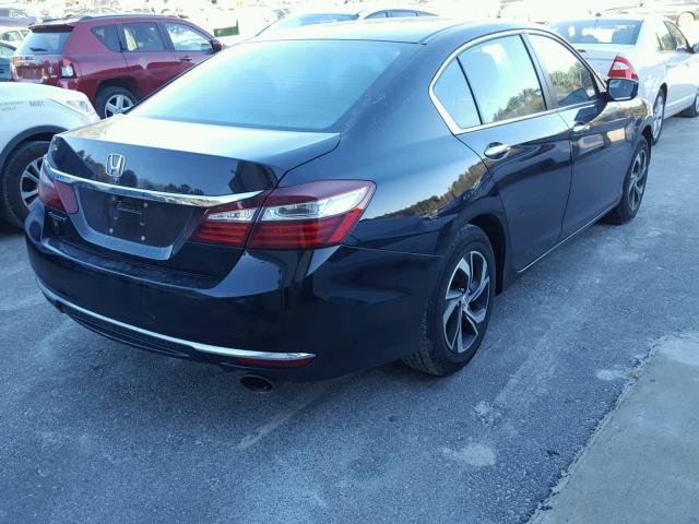 1HGCR2F36GA164648 - 2016 HONDA ACCORD LX BLACK photo 4