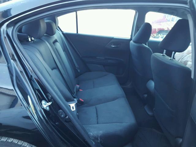 1HGCR2F36GA164648 - 2016 HONDA ACCORD LX BLACK photo 6