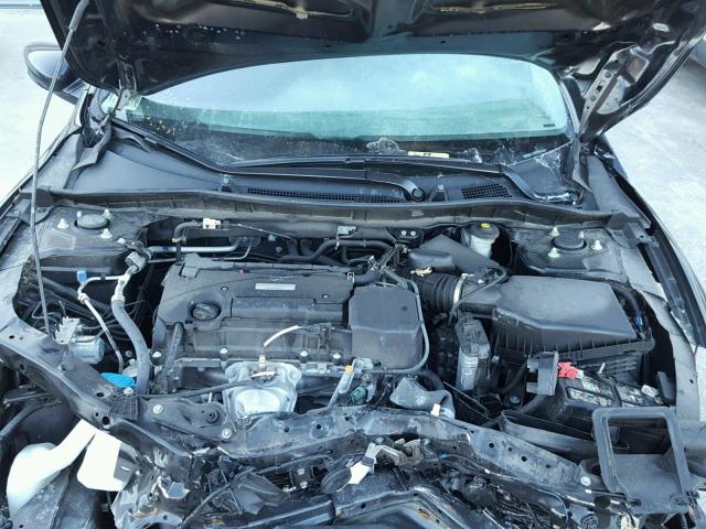 1HGCR2F36GA164648 - 2016 HONDA ACCORD LX BLACK photo 7