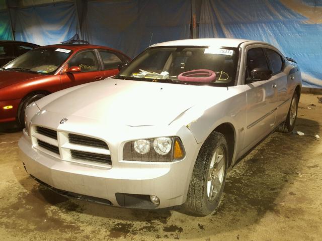 2B3KA43G26H390305 - 2006 DODGE CHARGER SE SILVER photo 2