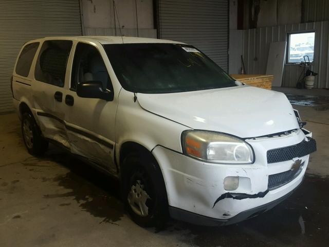 1GBDV13W07D201168 - 2007 CHEVROLET UPLANDER I WHITE photo 1