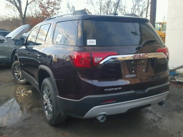 1GKKNMLS5JZ105441 - 2018 GMC ACADIA SLT BURGUNDY photo 3
