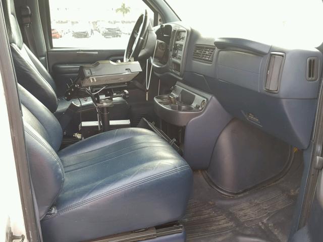 1GCFG25W8W1038528 - 1998 CHEVROLET EXPRESS G2 WHITE photo 5