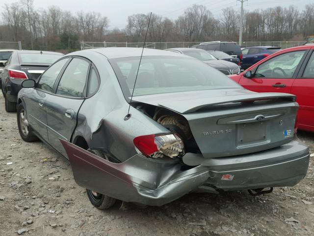 1FAFP53U57A160550 - 2007 FORD TAURUS SE TURQUOISE photo 3