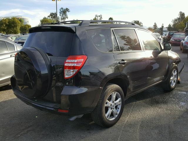 2T3ZF4DVXBW077458 - 2011 TOYOTA RAV4 BLACK photo 4