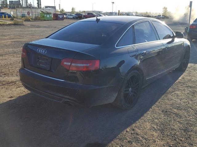 WAUPGCFB3AN036688 - 2010 AUDI A6 QUATTRO BLACK photo 4