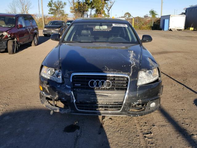 WAUPGCFB3AN036688 - 2010 AUDI A6 QUATTRO BLACK photo 9