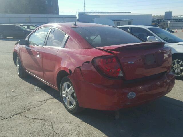 1G8AM15F67Z135401 - 2007 SATURN ION LEVEL RED photo 3