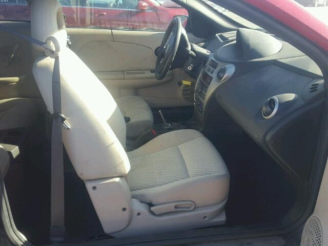 1G8AM15F67Z135401 - 2007 SATURN ION LEVEL RED photo 5