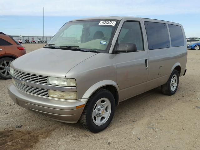 1GNDM19X83B101850 - 2003 CHEVROLET ASTRO BEIGE photo 2