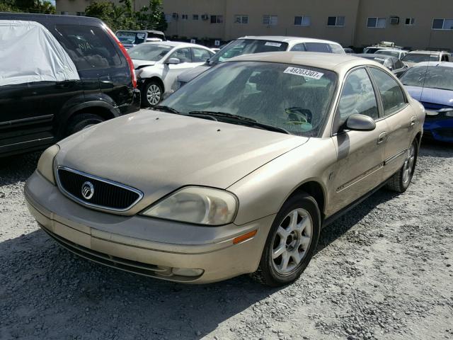 1MEFM55S3YA611912 - 2000 MERCURY SABLE LS P GOLD photo 2