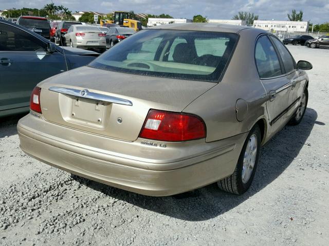 1MEFM55S3YA611912 - 2000 MERCURY SABLE LS P GOLD photo 4