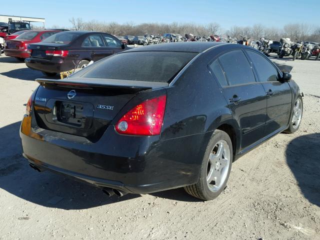 1N4BA41E37C826511 - 2007 NISSAN MAXIMA SE BLACK photo 4