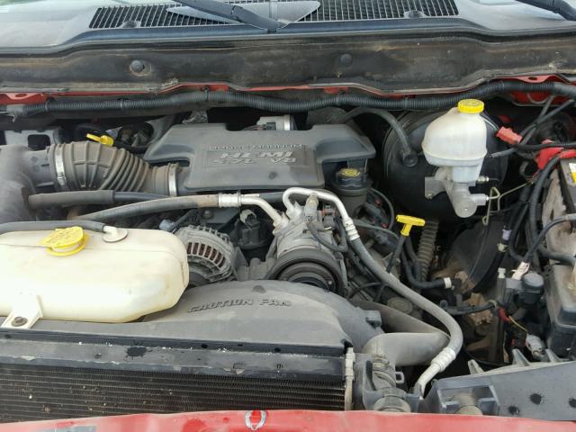 1D7HU18D74J147331 - 2004 DODGE RAM 1500 S RED photo 7