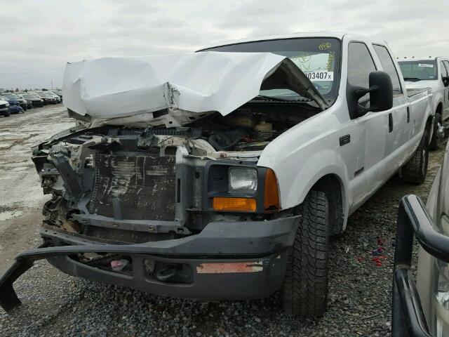 1FTSW20P97EB31697 - 2007 FORD F250 SUPER WHITE photo 2