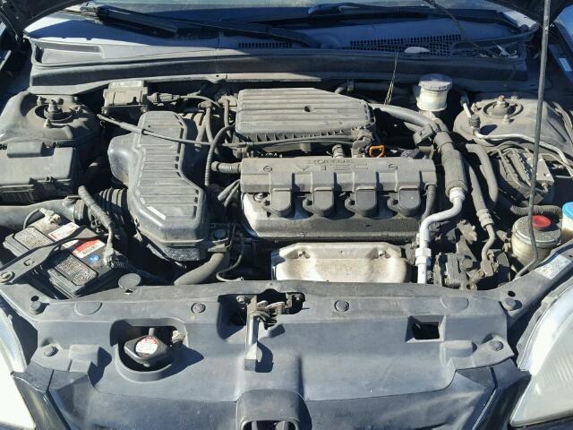 1HGEM22992L078958 - 2002 HONDA CIVIC EX BLACK photo 7