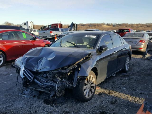 1HGCR2F70FA213862 - 2015 HONDA ACCORD EX BLACK photo 2