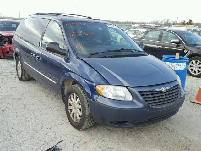 2C4GT54LX1R189092 - 2001 CHRYSLER TOWN & COU 蓝色 照片 1