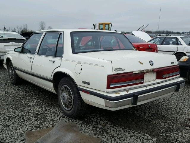 1G4HP54C4MH462550 - 1991 BUICK LESABRE CU WHITE photo 3