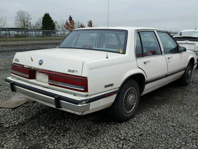 1G4HP54C4MH462550 - 1991 BUICK LESABRE CU WHITE photo 4