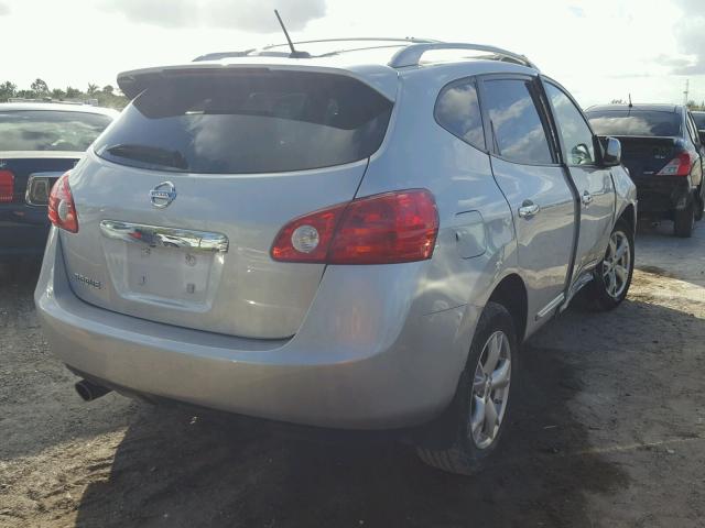 JN8AS5MT3BW567856 - 2011 NISSAN ROGUE S SILVER photo 4