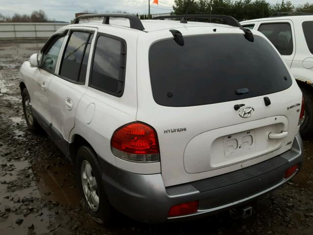 KM8SC73D75U855670 - 2005 HYUNDAI SANTA FE G WHITE photo 3