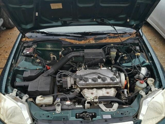 JHMEJ6674YS004920 - 2000 HONDA CIVIC LX GREEN photo 7