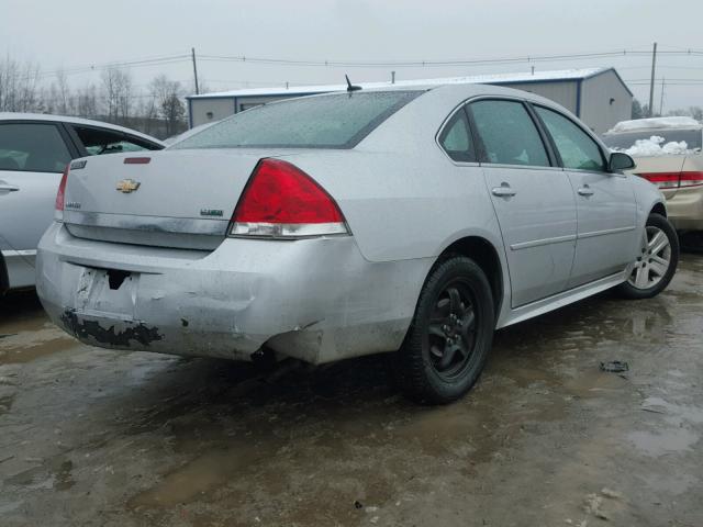 2G1WA5EK0B1212279 - 2011 CHEVROLET IMPALA LS SILVER photo 4