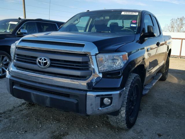 5TFRY5F17EX165863 - 2014 TOYOTA TUNDRA DOU BLACK photo 2