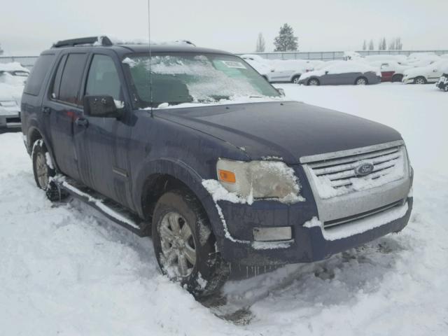 1FMEU73E48UA23677 - 2008 FORD EXPLORER X BLUE photo 1