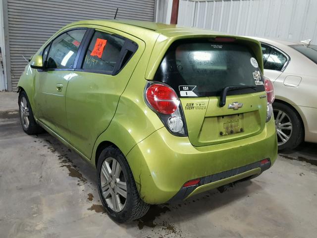 KL8CA6S97DC577923 - 2013 CHEVROLET SPARK LS GREEN photo 3