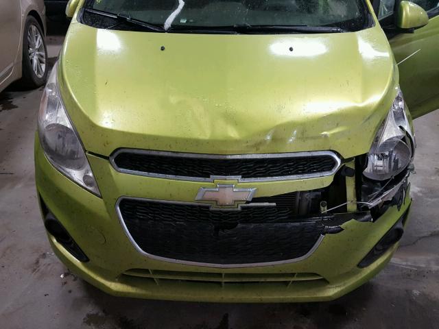 KL8CA6S97DC577923 - 2013 CHEVROLET SPARK LS GREEN photo 7