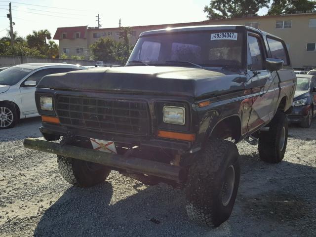 U15HLEC3418 - 1979 FORD BRONCO BLACK photo 2