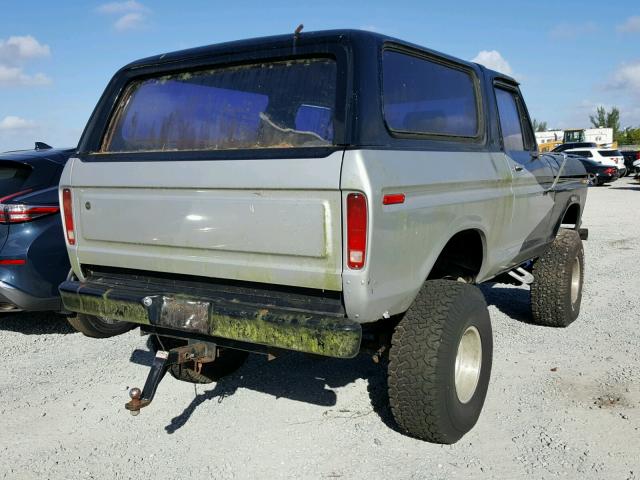 U15HLEC3418 - 1979 FORD BRONCO BLACK photo 4