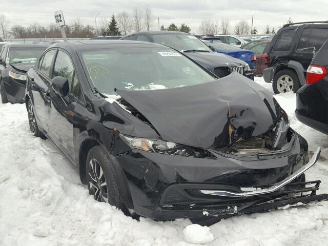 2HGFB2E53FH018440 - 2015 HONDA CIVIC LX BLACK photo 1