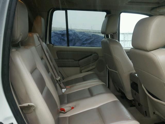 1FMEU63E97UB66665 - 2007 FORD EXPLORER X WHITE photo 6