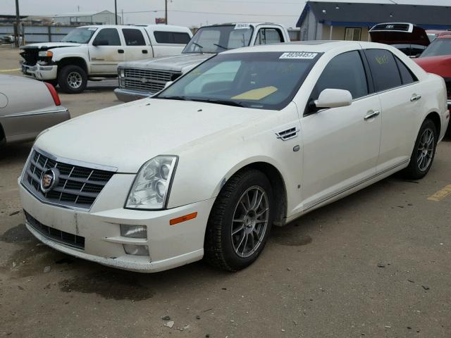 1G6DA67V580131703 - 2008 CADILLAC STS WHITE photo 2