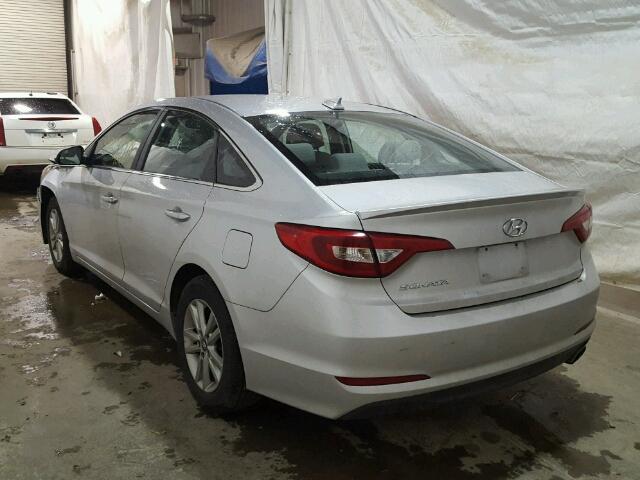 5NPE24AF4GH406449 - 2016 HYUNDAI SONATA SE SILVER photo 3