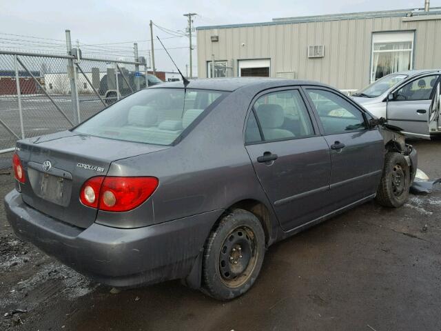 2T1BR32E56C569949 - 2006 TOYOTA COROLLA CE GRAY photo 4