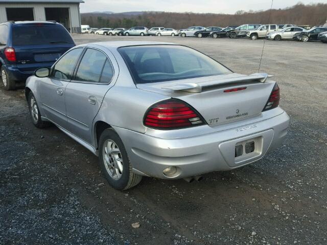 1G2NE52F04M710346 - 2004 PONTIAC GRAND AM S SILVER photo 3