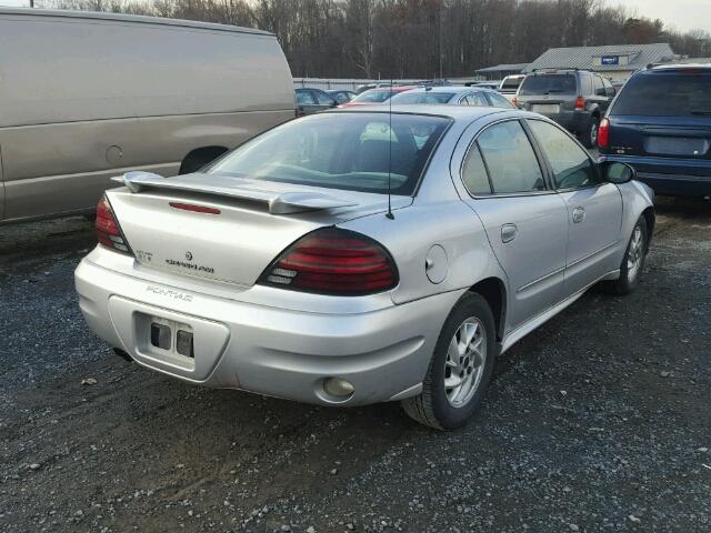 1G2NE52F04M710346 - 2004 PONTIAC GRAND AM S SILVER photo 4