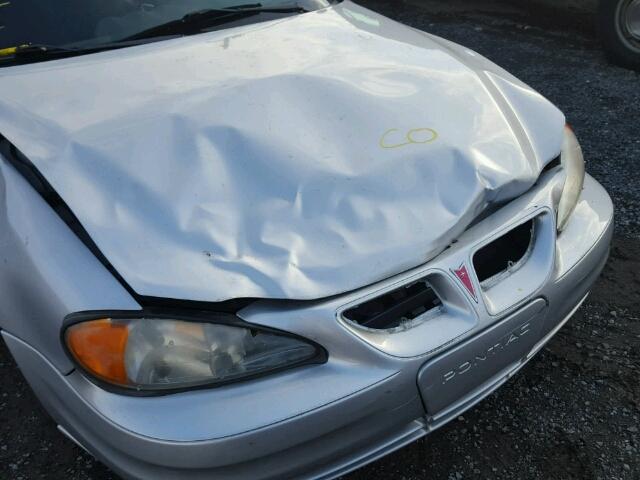 1G2NE52F04M710346 - 2004 PONTIAC GRAND AM S SILVER photo 9