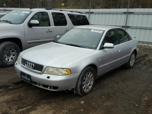 WAUDC28D8YA157029 - 2000 AUDI A4 1.8T QU GRAY photo 2