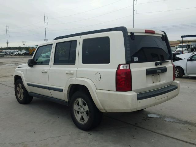 1J8HH48K88C114842 - 2008 JEEP COMMANDER WHITE photo 3