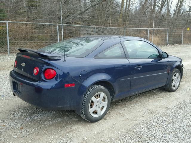 1G1AL15F187263303 - 2008 CHEVROLET COBALT LT BLUE photo 4